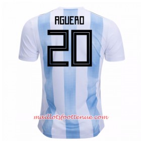 Maillot/Tenue Argentine Kun Aguero 20 Domicile Coupe du monde 2018